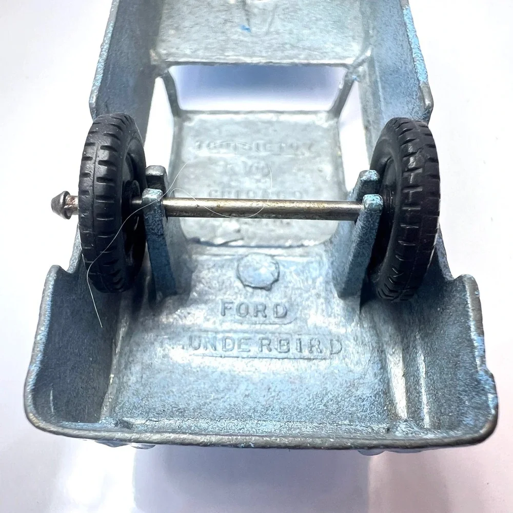 Tootsietoy Diecast Car Lot 3 Vtg Ford‎ Thunderbird Fiat Abarth Hot Rod Roadster